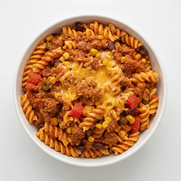 Southwest Beef and Tomato Pasta
